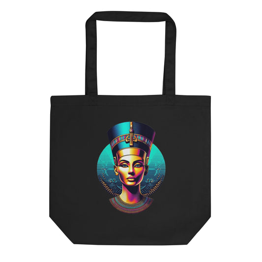 Modern Glow of Nefertiti’s Elegance – Eco Tote Bag