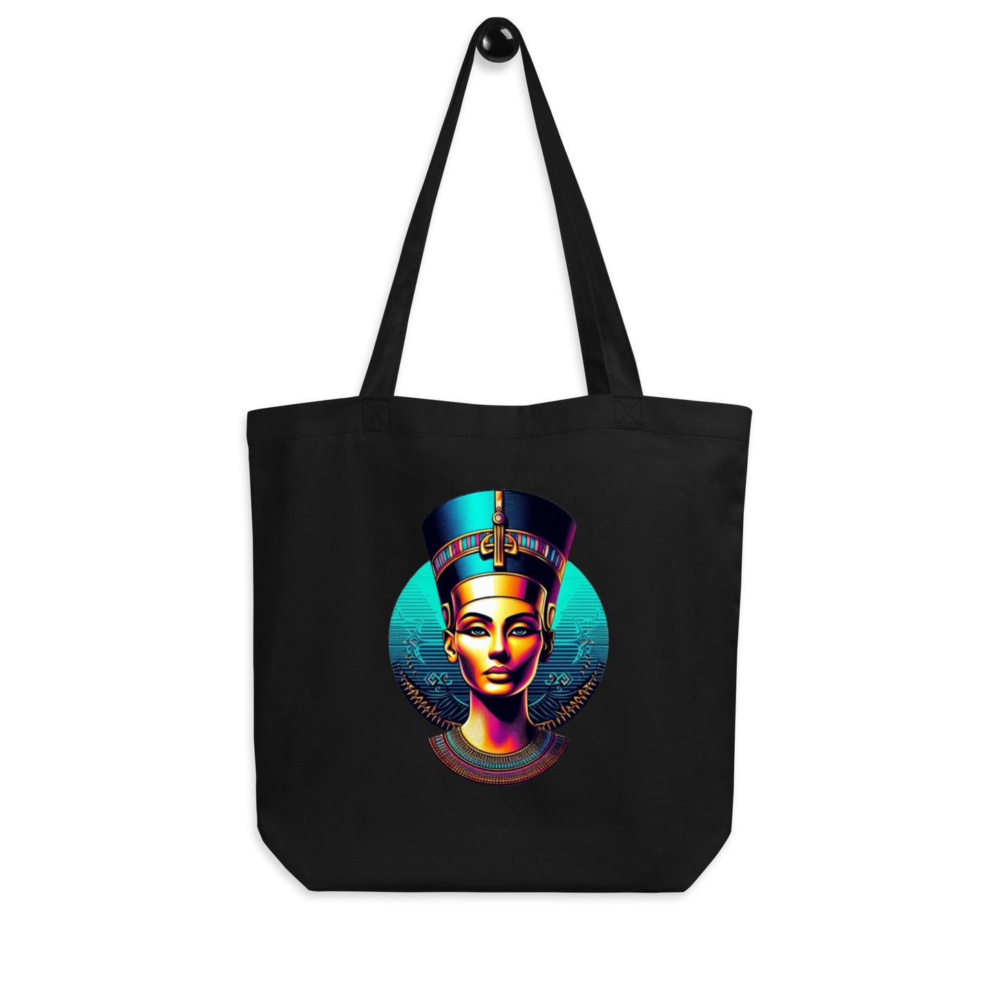 Modern Glow of Nefertiti’s Elegance – Eco Tote Bag