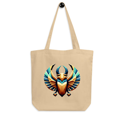 Eternal Renewal: Sacred Scarab – Eco Tote Bag