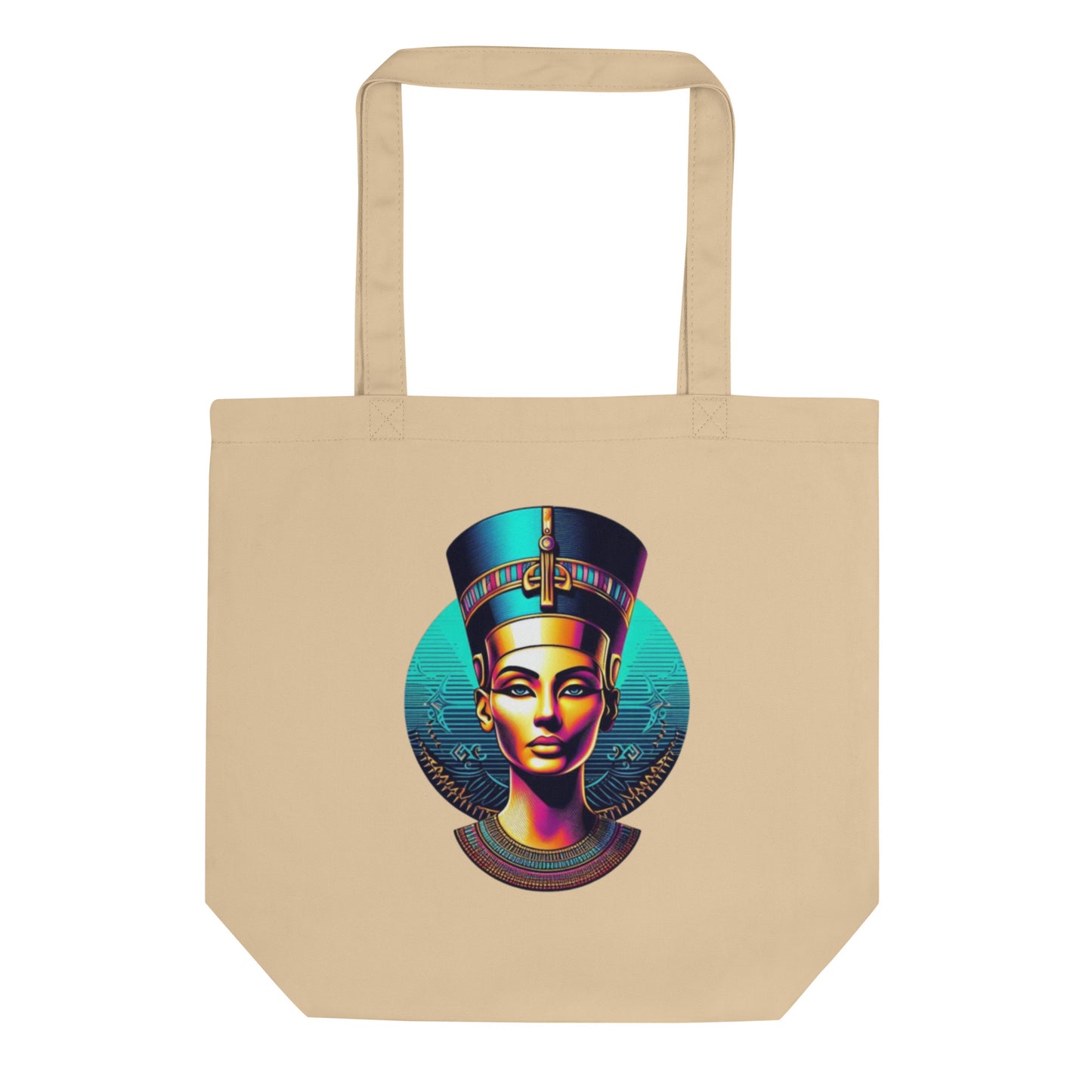 Modern Glow of Nefertiti’s Elegance – Eco Tote Bag